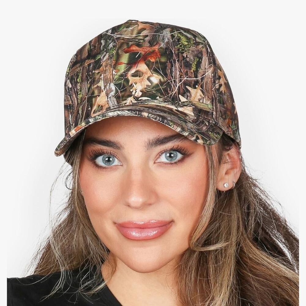 Baseball Cap Camouflage Camping Adjustable Camo Hat for Men Women NWT OS - Picture 2 of 5